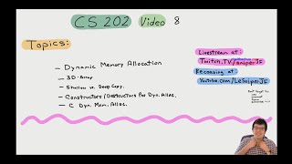 CS 202 Computer Science II: Fall 2020 Video 8 Livestream
