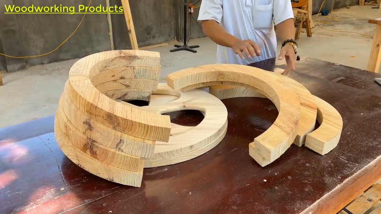 Creative Handicrafts Woodworking From Solid Wood//Woodworking Products ...