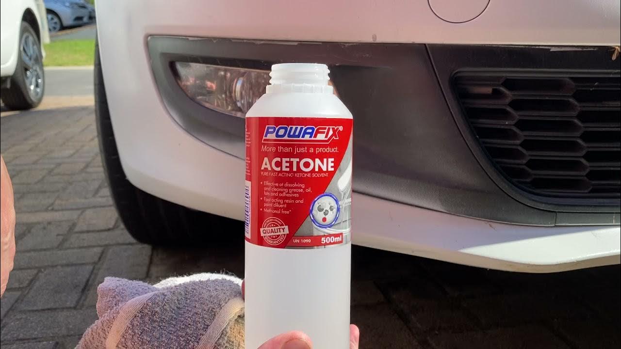 How to remove spray paint using acetone YouTube