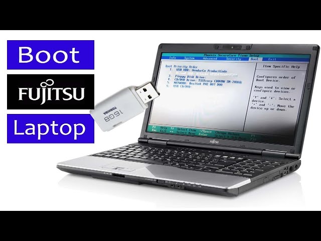 how to install windows in Fujitsu FMVF705BDR - YouTube