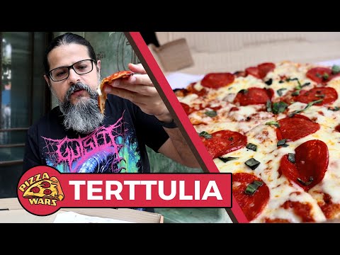 Ever tried a WAFER THIN pizza? - Tertullia, Dadar (Pizza Wars)