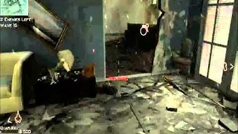 Call of duty MW3- Survival mode- Killing 2 juggernauts using a knife