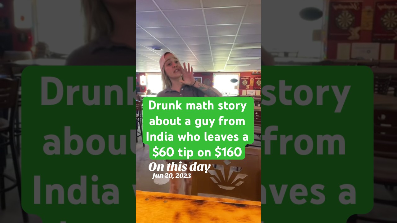 For context, he was from India & he was with 5 women who were also from India. #bartenderstories