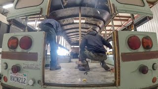 Raising The Roof Of A School Bus - The Process