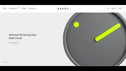Savoy - Minimalist AJAX WooCommerce Theme | Clean and Modern Design eCommerce WordPress Theme