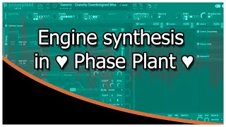 How to synthesize realistic vehicle engines in Kilohearts Phase Plant