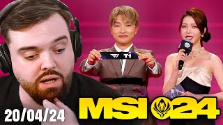 REACCIONANDO AL SORTEO DEL MSI 2024