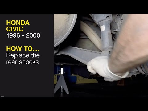 Honda Civic (1996 - 2000) - How to replace the rear shocks - Haynes Manuals