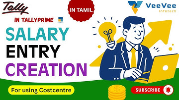 Salary Entry Creation 💰 Using Cost Center in Tally Prime! | Tamil