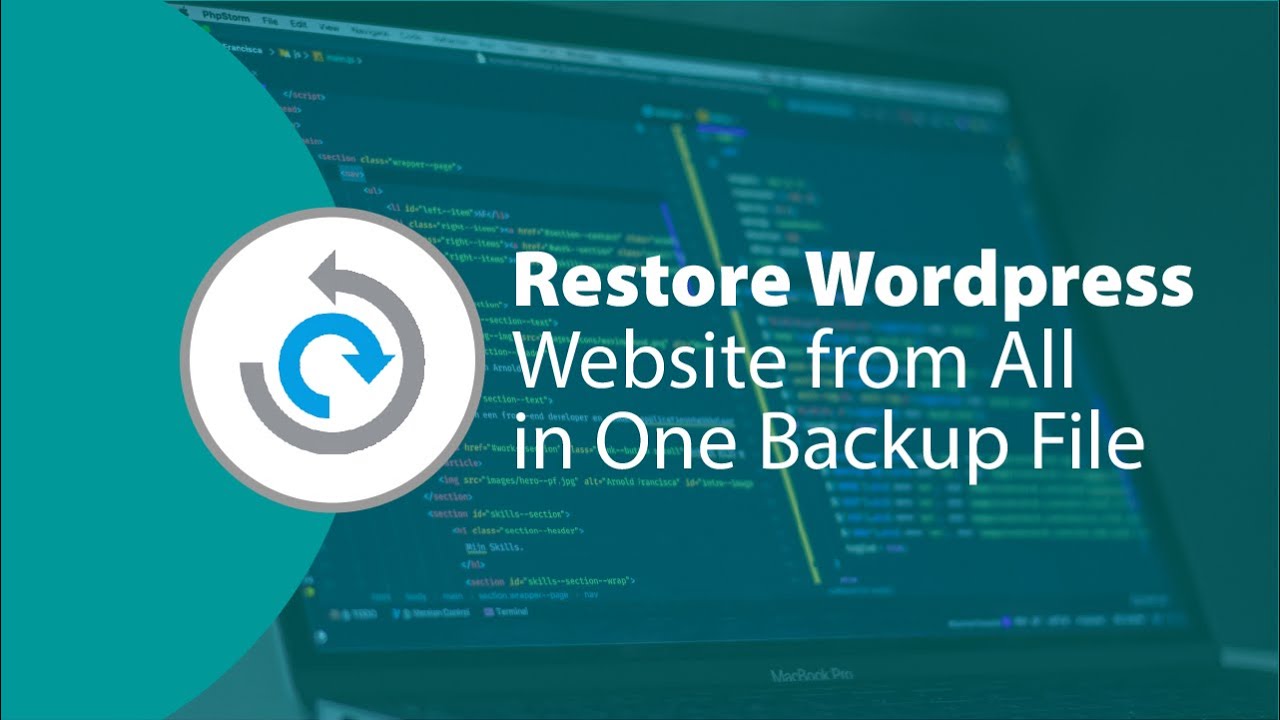 Restore wordpress website from all in one migration backup file