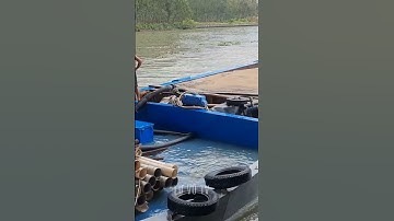 Sà lan chở khẩm vượt cống .Lư vũ vlog