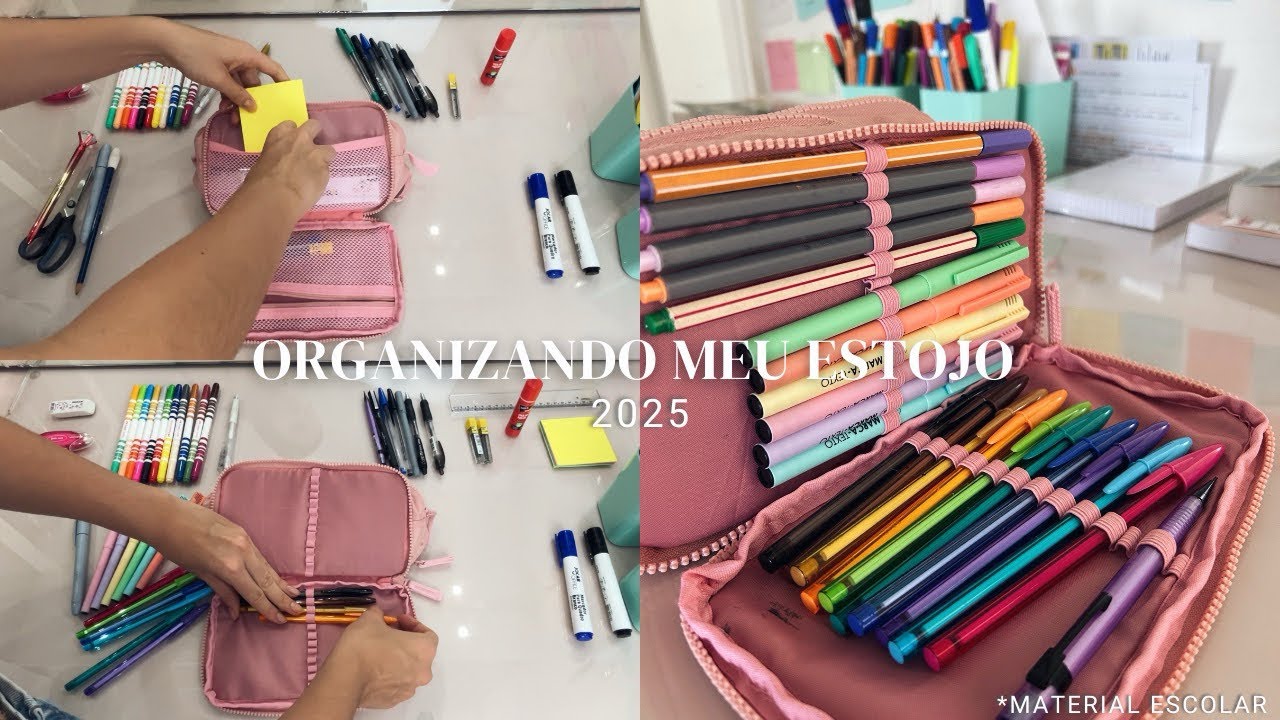 ORGANIZANDO MEU ESTOJO | para o volta às aulas 📚