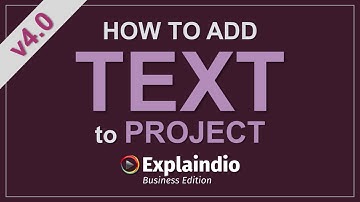 How to Add Text to Project