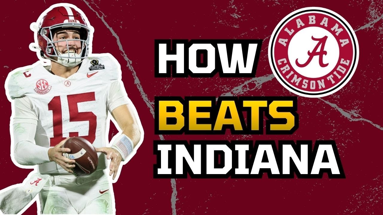How Alabama Beats Indiana in the 2025 College Football Playoff - YouTube