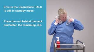 Donning and doffing the CleanSpace HALO CS300