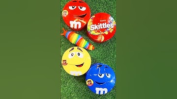 Satisfying video | unpacking 🍫mixing open Candy 4 M&M