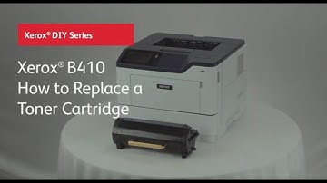 Xerox B410 - How to Replace a Toner Cartridge