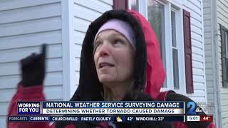 National Weather Service surveying damage