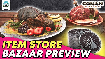 Everything in the new Item Store: Bazaar Preview - Age of Sorcery | Conan Exiles 3.0