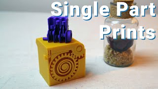 3D Printing - Working Engine and Spring Loaded Box
