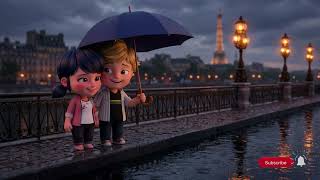 Adrien & Marinette's Umbrella Moment Redux 🌂 Miraculous Ladybug Relaxing Music screenshot 5