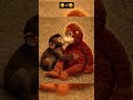 bhai is monkey Ne to Dil Jeet liya logo ka Love you maa #bachpan 🥹🥹
