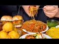ASMR Panipuri, Dahipuri, Vadapav, Noodles, Manchurian and Jalebi Eating Show, 2x Speed @SpiceASMR 
