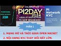 Nội dung PI 2 DAY - Phần 1 - Điều kiện Mạng mở và thay đổi lớn về vấn đề KYC