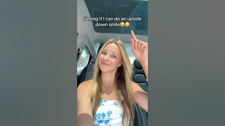 Can you do an upside down smile?😂#shorts #shortsfeed #tiktok #adiaava #challenge #trending #smile