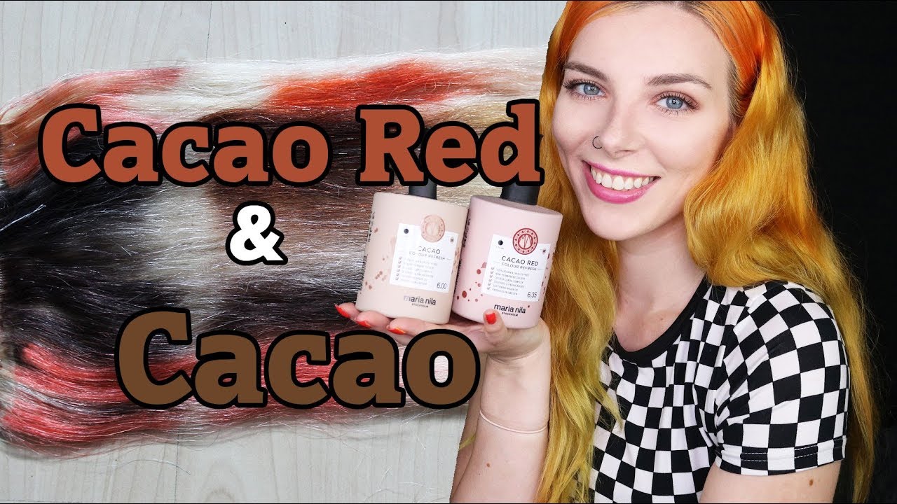 Maria Nila CACAO RED & CACAO - Farbe, Haltbarkeit, Auswaschen - Infos zum  Produkt - YouTube