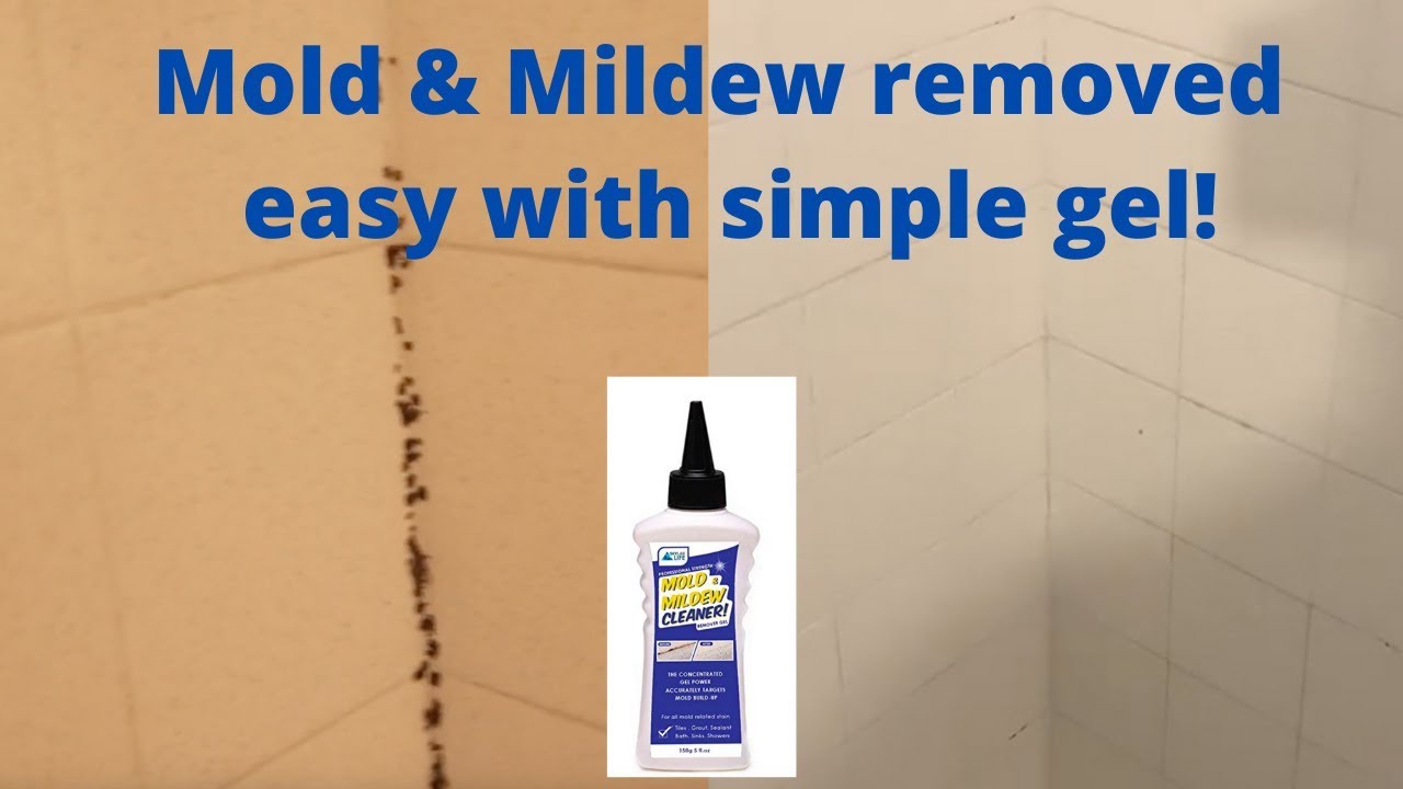 CLEAN A MOLDY SHOWER NO LABOR REQUIRED! YouTube