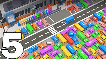 Car jam solver leval 5 android walkthrough gameplay #carjam #gaming