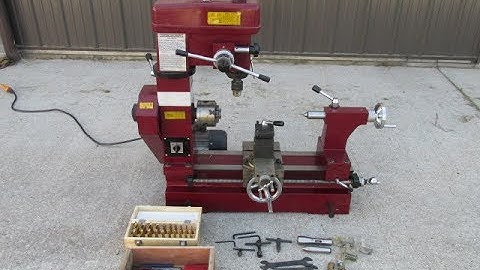 Central Machinery Multi-Purpose Lathe Mill Milling Machine Combo 3 in 1 FOR SALE