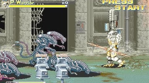 MAME ARCADE EMULATOR ALIEN VS PREDATOR ON ASUS G750JS LAPTOP PICK A SIDE EITHER MARINE OR PREDATOR🔫