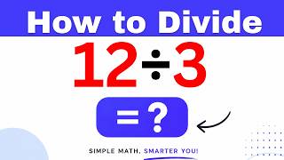 12÷3  Divide 12 by 3 - Long division Method