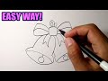 How to draw Christmas bells | Easy Version