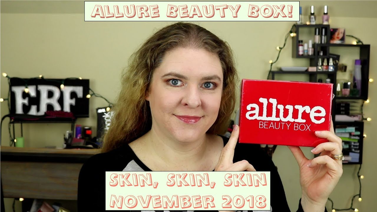 Allure Beauty Box - Skin, Skin, Skin! | November 2018 makeup artist