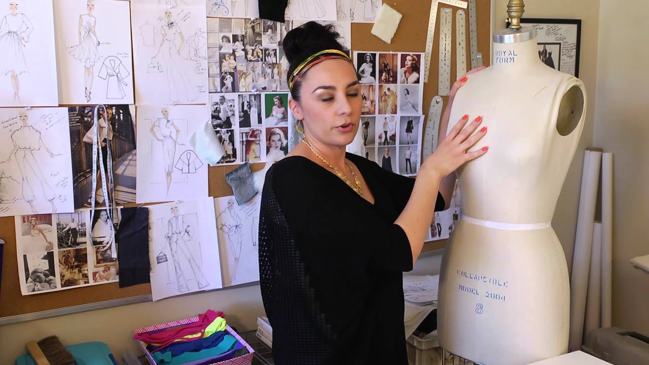 Dress Forms Used by Fashion Students : Fashion Design for Beginners - YouTube