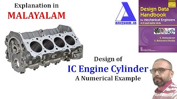 Design of IC Engine Cylinder: A step by step approach (Malayalam)