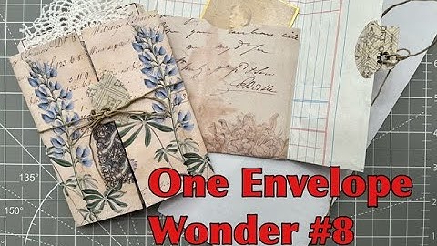 One Envelope Wonder #8 - Pocket With Doors/Shutters - #oneenvelopewonder