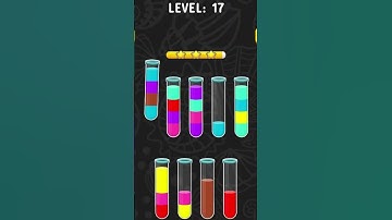 Color Water Sort Walkthrough: How to Clear Level 17  #onlinegames #games #gammersonline #gaming