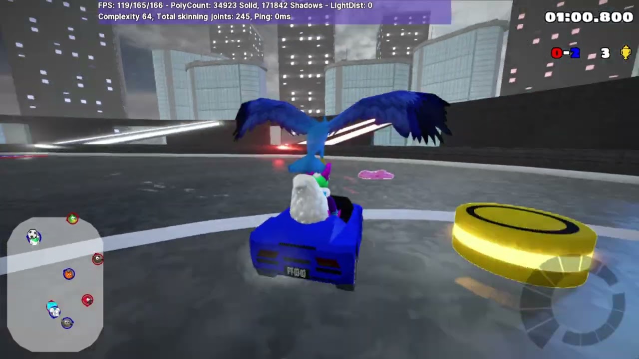 SuperTuxKart 1.5 RC2 "Hole Drop" (Soccer)