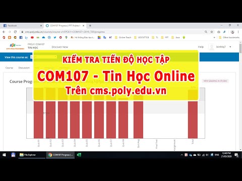 Video Kiểm tra tiến độ học tập trên cms.poly.edu.vn - YouTube