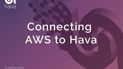 Connect AWS to Hava to automatically generate network topology, security and ECS cluster diagrams