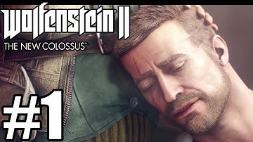 Wolfenstein 2 The New Colossus Gameplay Walkthrough Part 1 - PS4 Pro