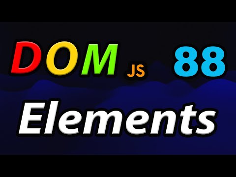 JavaScript HTML DOM Elements. #88