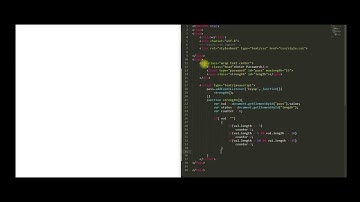 Create password strength using html css and Js || HTML tutorials