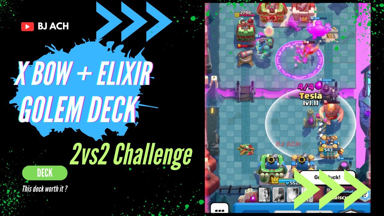 THIS ELIXIR GOLEM DECK IS THE BEST DECK EVER!!! 🎀 CLASH ROYALE