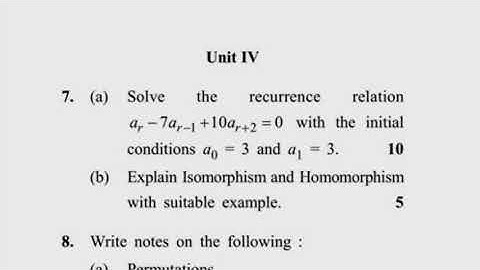MCA 1st Sem Discrete Mathematics Question Paper