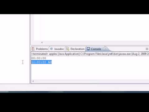 Java Programming Tutorial   37   Display Regular time   YouTube